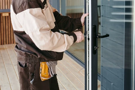 Cleaning And Polishing Glass Door Installation in Callaway, FL
